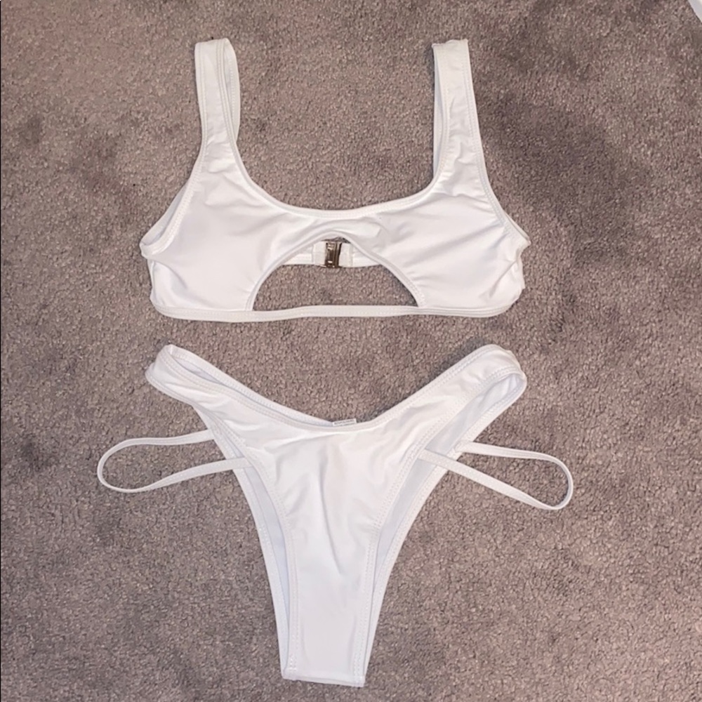 Brand new white bikini